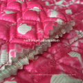 100% polyester printing embroidered fabric, quilting fabric for down coat,jacket and garment